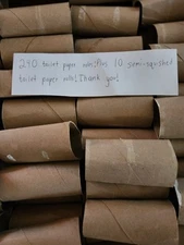 240+  Empty Clean Cardboard Toilet Paper Rolls for Crafts/Art/School