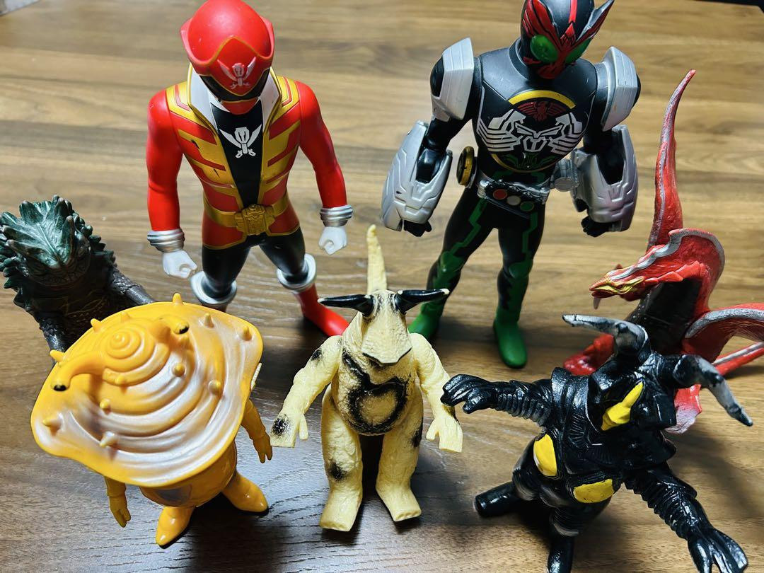 Ultra Monster Series Kamen Rider Oars Gokaiger Figure 7 Set