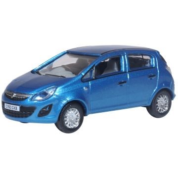 Oxford Diecast 76VC005 Vauxhall Corsa Oriental Blue OO Gauge