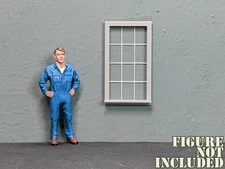 1/24 Scale Windows For Diorama Buildings (set of 4)