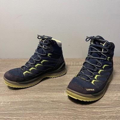 Lowa Innox Ice GTX Mid Boots Womens Size 8 Blue Gore-tex Outdoor Hiking
