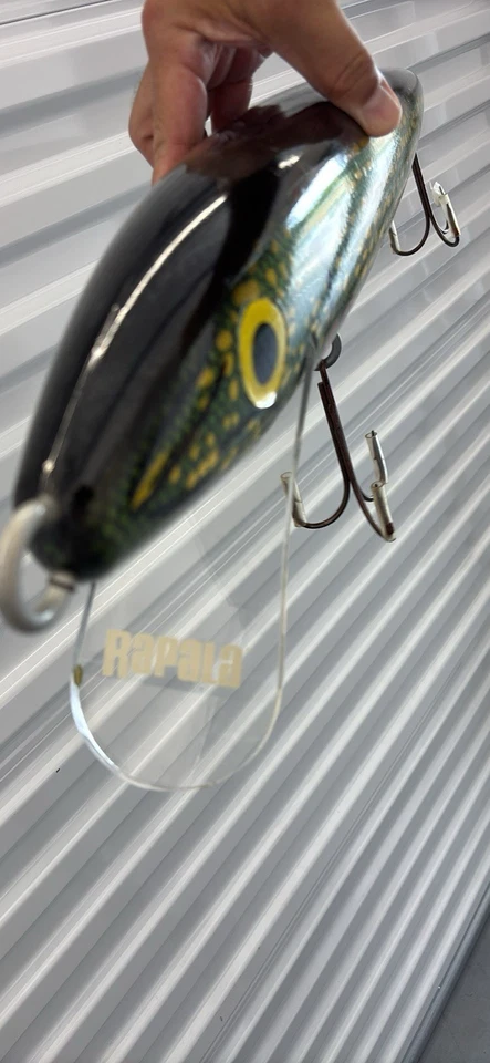 "Señuelo gigante original Rapala 29"" patrón de lucio 2005 - raro" Foto 4 de 4