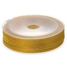 Twisted Nylon Twine Thread 2mm 13M/43 Feet Braided Nylon String Goldenrod