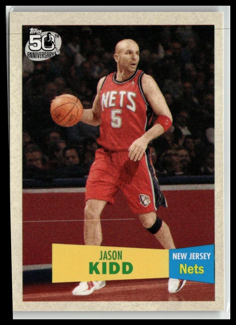 2007-08 Topps #5 Jason Kidd 1957-58 Variations Relic