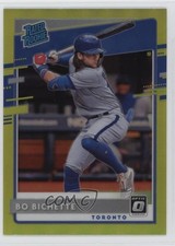 2020 Panini Donruss Optic Rated Rookies Retail Lime Green Prizm Bo Bichette 17md