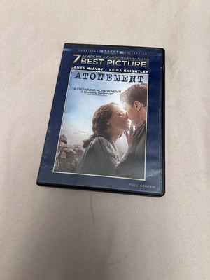Atonement (DVD, 2008, Full Frame)