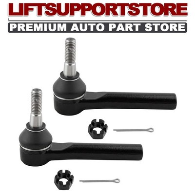 2Pcs Front Steering Outer Tie Rod Ends Pair Set For Silverado Sierra Tahoe Yukon