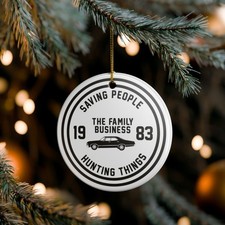 Supernatural Christmas Ornament Saving People Huntin Things Family Business Show