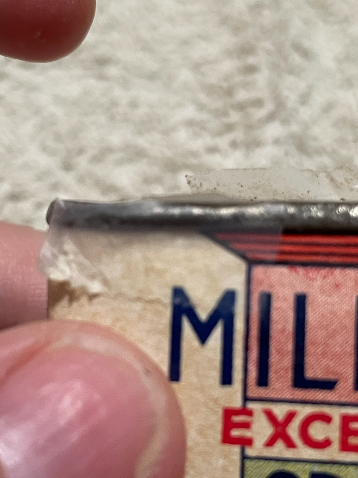 VTG Millar Spice Tin Nutmeg Paper Body Roses 2 ounces Chicago +Denver As is