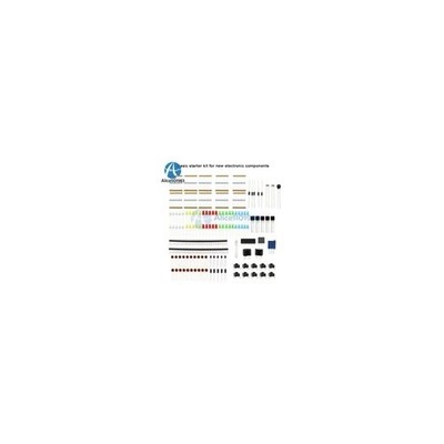 Basic Starter Kit 830 Hole LED Buzzer Capacitor Resistor Electronic Components *