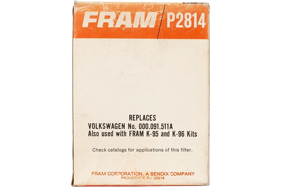FRAM Fuel Filter Replaces 1990-2015 Volkswagen Jetta 4Cyl 2.0L Part Number P2814 - Image 4 of 4