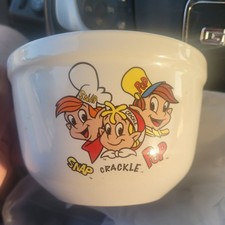 Vintage Snap Crackle Pop Kellogg Cereal Bowl