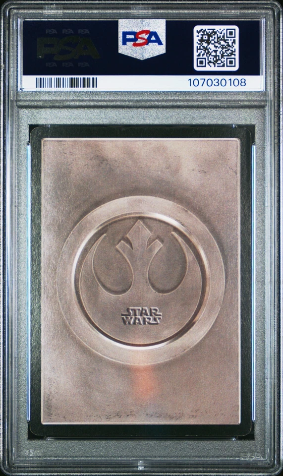 Star Wars CCG Reflections II 2 Luke Skywalker, Jedi Knight Foil PSA 7 - NM - Image 2 of 2