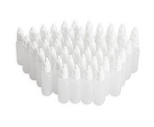 50 PCS Empty Plastic Dropper Bottles 20ml Refillable Liquid Container Pot