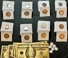 ESTATE SALE Vintage Coins lot - Silver And Gold Mix Lot - Starter Collection