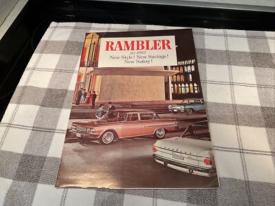 1962 Rambler American Vintage Car Sales Brochure Catalog - Classic Ambassador