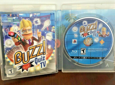 Buzz Quiz TV Sony PlayStation 3 Complete CIB Video Games Gaming 