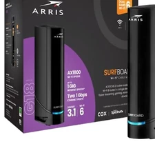 SURFboard G18 Cable Modem Router - 1.8 Gbps Speed and Enhanced Security Features