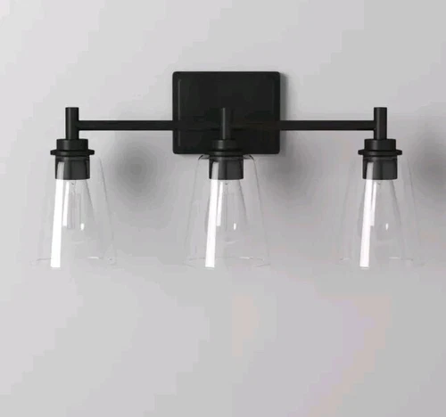 Designers Fountain Vanity Lighting 6.5"x5" Multi Mounting Clear Matte Black - Picture 2 of 3