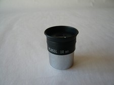 Oculaire Plossl F 10 mm - pour lunette ou télescope - Coulant Ø 31,75 mm  .