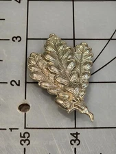Reproduction WW2 German Cap Insignia Jager Oak Leaf R0031