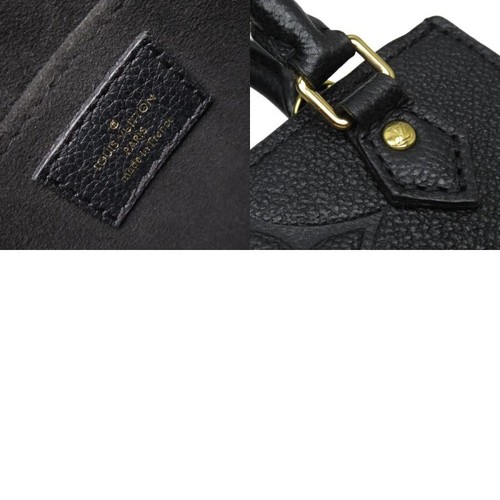 Louis Vuitton Monogram Empreinte Petite Sac Plat Noir 2 Way Bag M80478 Rank A - Picture 19 of 22