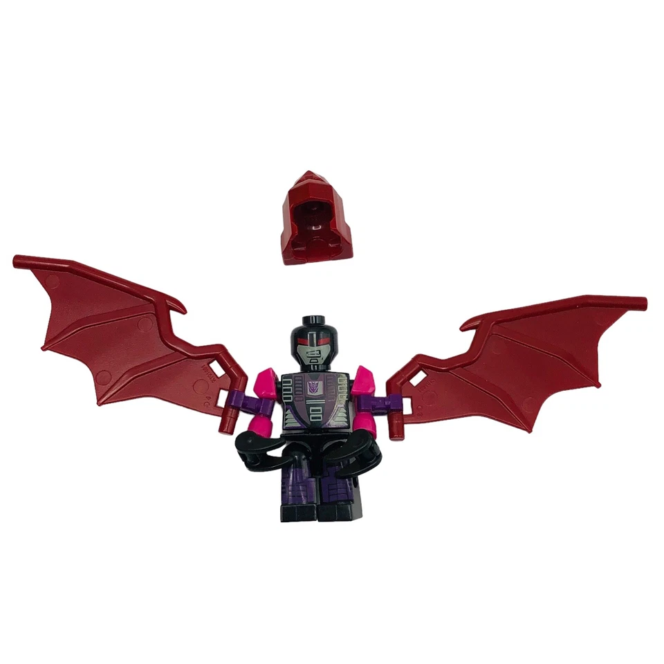 Kre-O Transformers Minifigure Robot with Red Wings & Claws Very Good Condition - Image 3 of 3