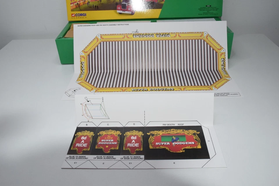 B23 1:50 CORGI TOYS 15901 TRUMMELL HIGHWAYMAN GENERATORE PALO CHIUSO DODGEMS MIB - Immagine 2 di 4