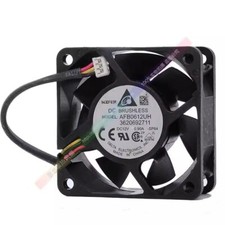Delta AFB0612UH 6025 DC12V 0.90A 6CM 3-Pin Inverter Cooling Fan
