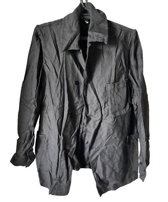 Russian PRISON UNIFORM robe BLACK jacket/2 year 1990-s size 48/3