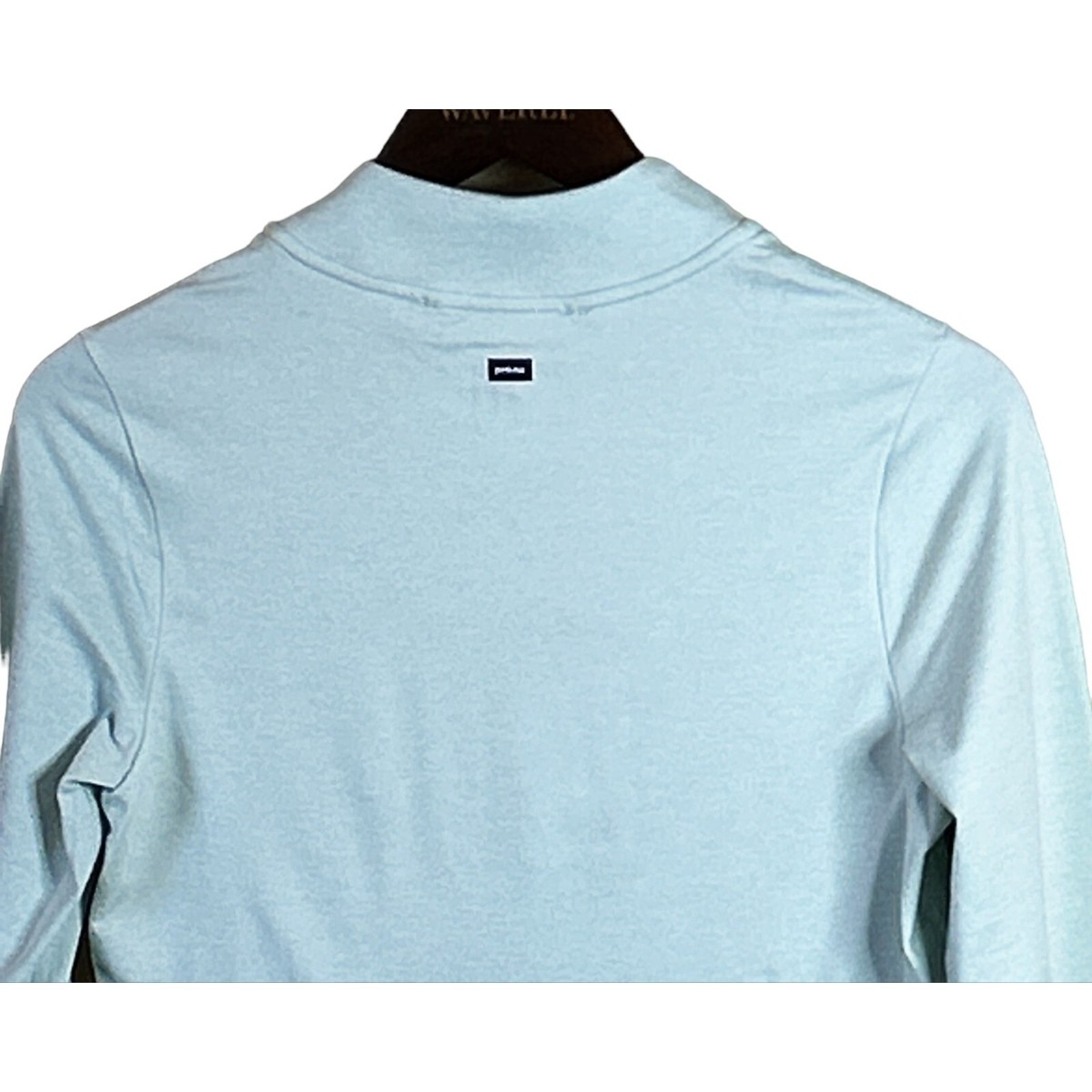 prAna Women's Ice Flow Half Zip Top Frost 4 Way Stretch Long