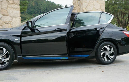Molding Trim Body Guard Side Door For Honda Accord 9th 2014-2017 Blue Steel 4X - Image 4 of 4