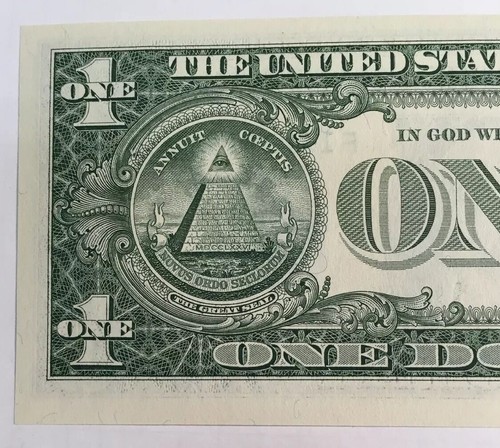 Uncirculated 2003A $1.00 FRN FANCY BINARY SERIAL NUMBER F13133133G - Foto 6 di 7