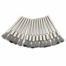 5/10pc Messing/Stahl Scheibenb&uuml;rste Bohrdraht B&uuml;rste Runde B&uuml;rste Werkzeug 5mm