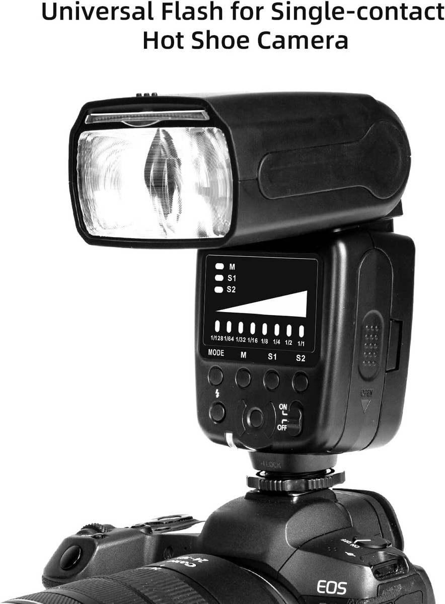 PHOTOOLEX FK300 Camera Flash Speedlite for Canon Nikon Sony