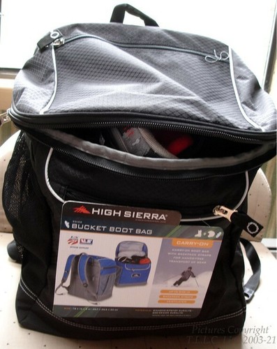 NEW LIFE WARRANTY HIGH SIERRA BUCKET SKI BOOT BAG/BACKPACK-2 COLOR SPECIAL - Picture 10 of 12