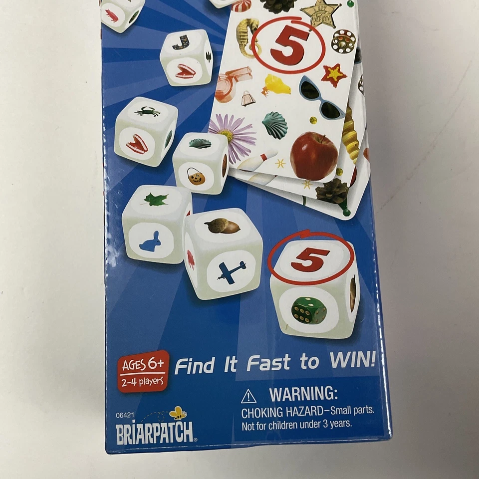 I Spy Find It Fast - Matching Dice Card Game (Briarpatch, 2015) 6+ 2-4Players - Image 3 of 4