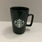 Starbucks 15oz Solid Green Tall Ceramic Coffee Mug  Siren Mermaid Logo 2020