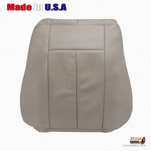 2007 - 2014 Ford Expedition Driver Passenger Vinyl Perforated Seat Cover In Gray - Picture 7 of 20