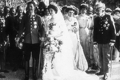 Die Hochzeit Erzherzog Karl Franz Josef 4x6 Foto 
