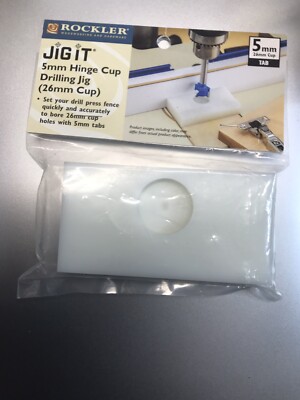 JIG IT  Hinge Cup Drilling Jig, 5mm Tab, 26mm Cup