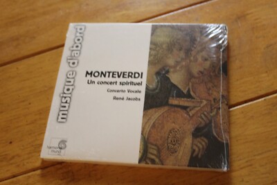 RENE JACOBS - MONTEVERDI - UN CONCERT SPIRITUEL CD [NEW SEALED]