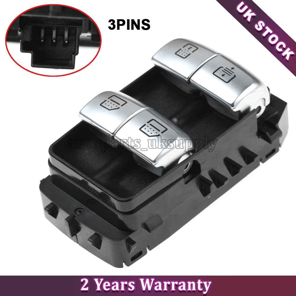4 Button Master Power Window Switch for Mercedes-Benz S550 2014-2017 Driver Side