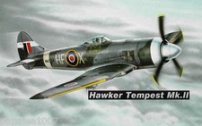 Model Airplane Plans UC : Hawker Tempest MkII 31" 1/16 Scale 3.5-5cc .25ci 