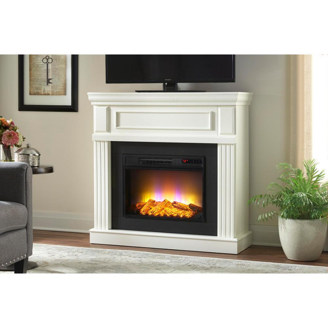 Freestanding Electric Fireplace Remote Classic Firebox Elegant