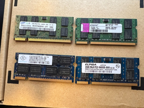2GB 2Rx8 PC2-6400S-666 Laptop Memory