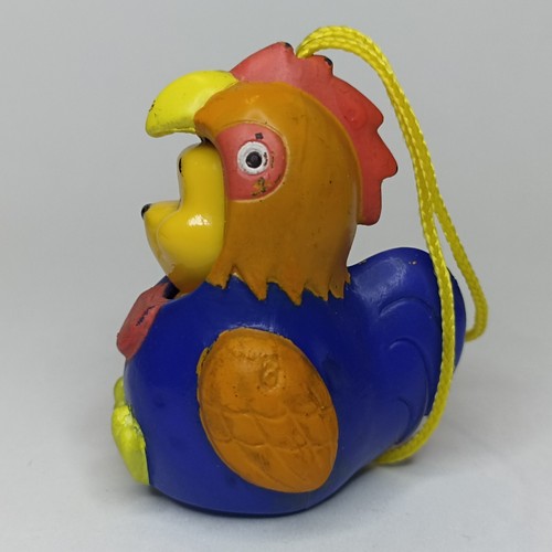 Winnie The Pooh Peak-A-Pooh Large Animal Wear Rooster Phone Charm Disney - Picture 6 of 6