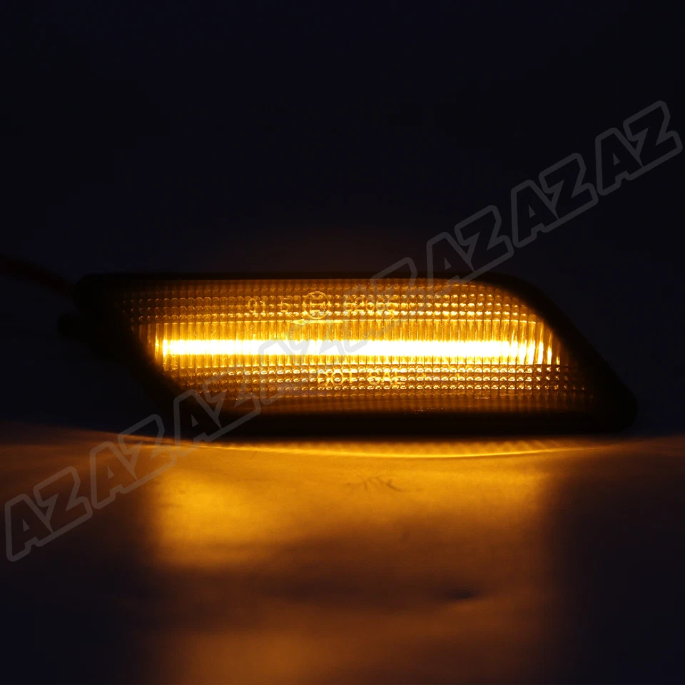 2x FOR BMW Z3 Coupe/Roadster 96-02 LED Turn Signal Light Side Marker Lamp Smoked - Изображение 2 из 4