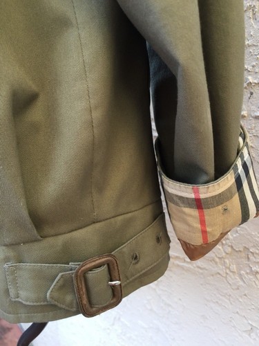 BURBERRYS LONDON TRENCHCOAT BOMBER JACKET NOVA CHECK & WOOL REMOVABLE LINING 50R - Picture 6 of 8