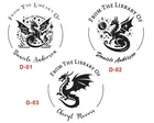 Custom Dragon Book Embosser, Dragon Book Plate Embosser, Dragon gift Embosser